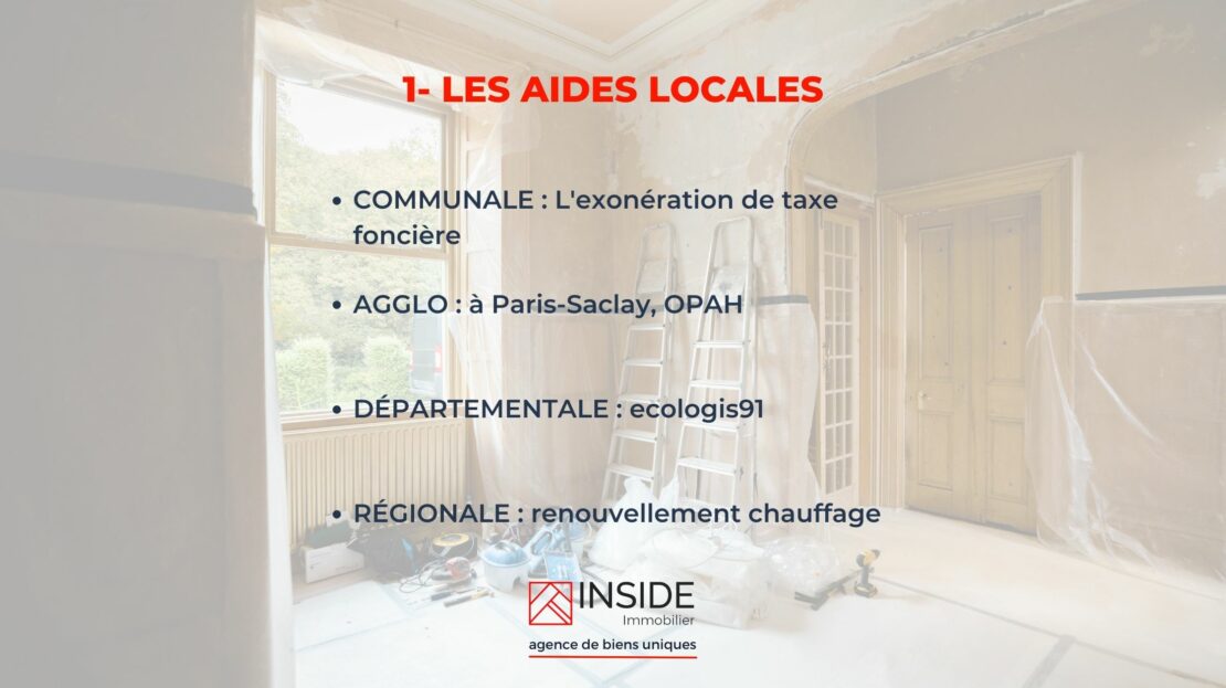 Les aides locales pour la rénovation énergétique de votre logement par Inside immobilier Orsay