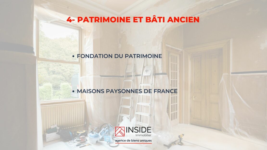 Le patrimoine, le bâti ancien et la rénovation énergétique de votre logement par Inside immobilier Orsay